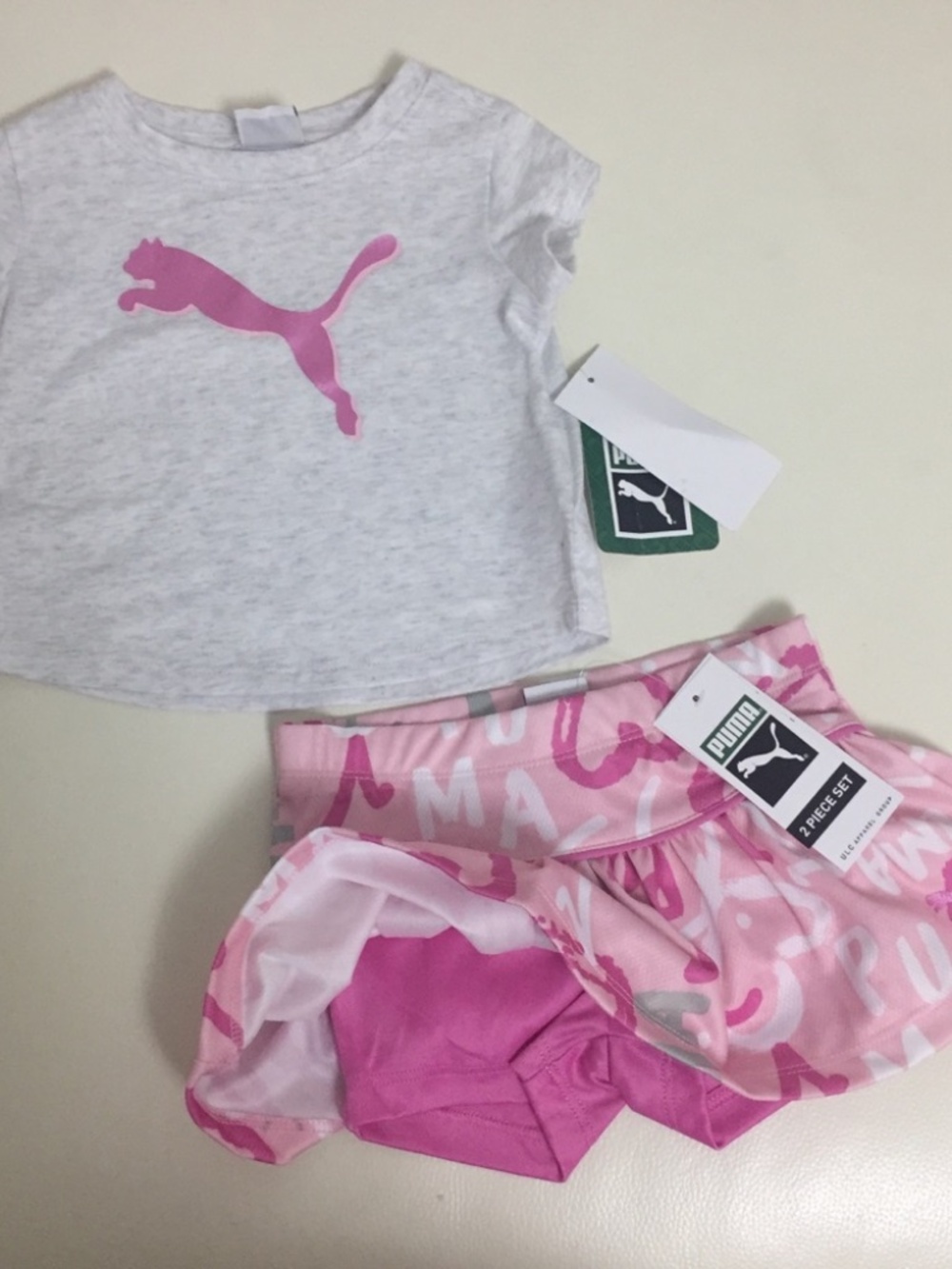 Puma cute girl skort with top